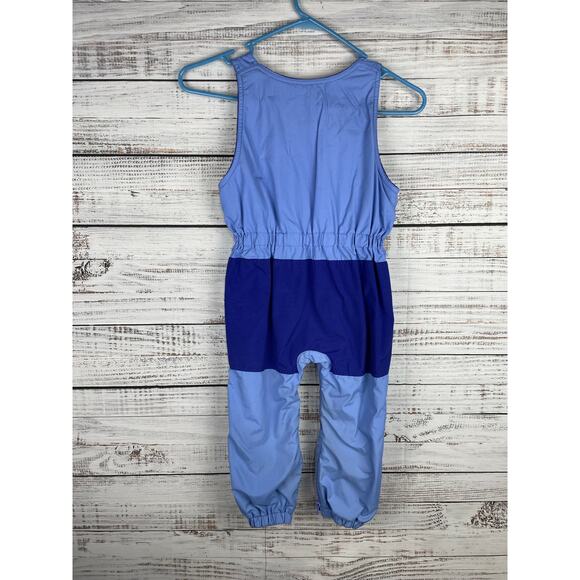 Vintage Columbia Kids Blue Colorblock Adjustable Ski Overalls Snow Bibs Size 4T - Picture 12 of 12